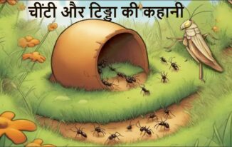 Chinti aur Tidda ki kahani | The ant and the grasshopper story in hindi