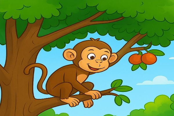 बंदर और मगरमच्छ की समझदारी की कहानी