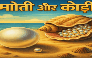 मोती और कौड़ी की हिंदी कहानी | प्रेरणादायक हिंदी कहानियां