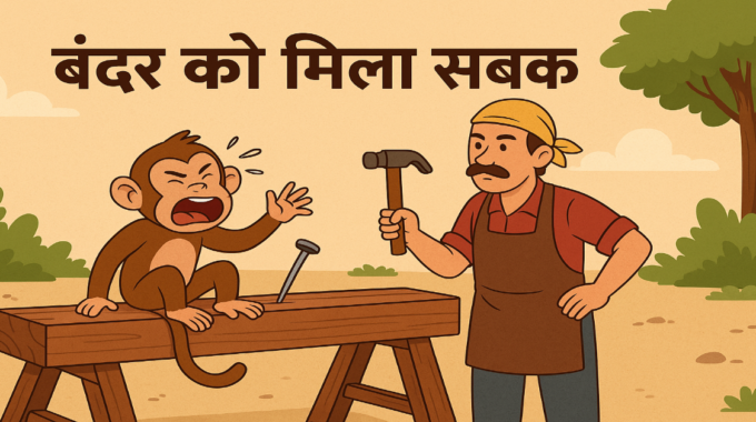 बंदर को मिला सबक | बंदर की कहानी